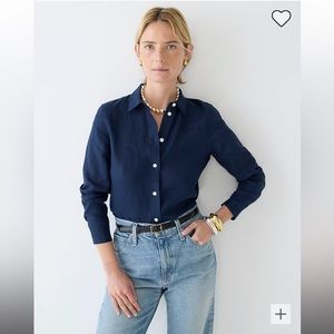 J. Crew button-up linen shirt